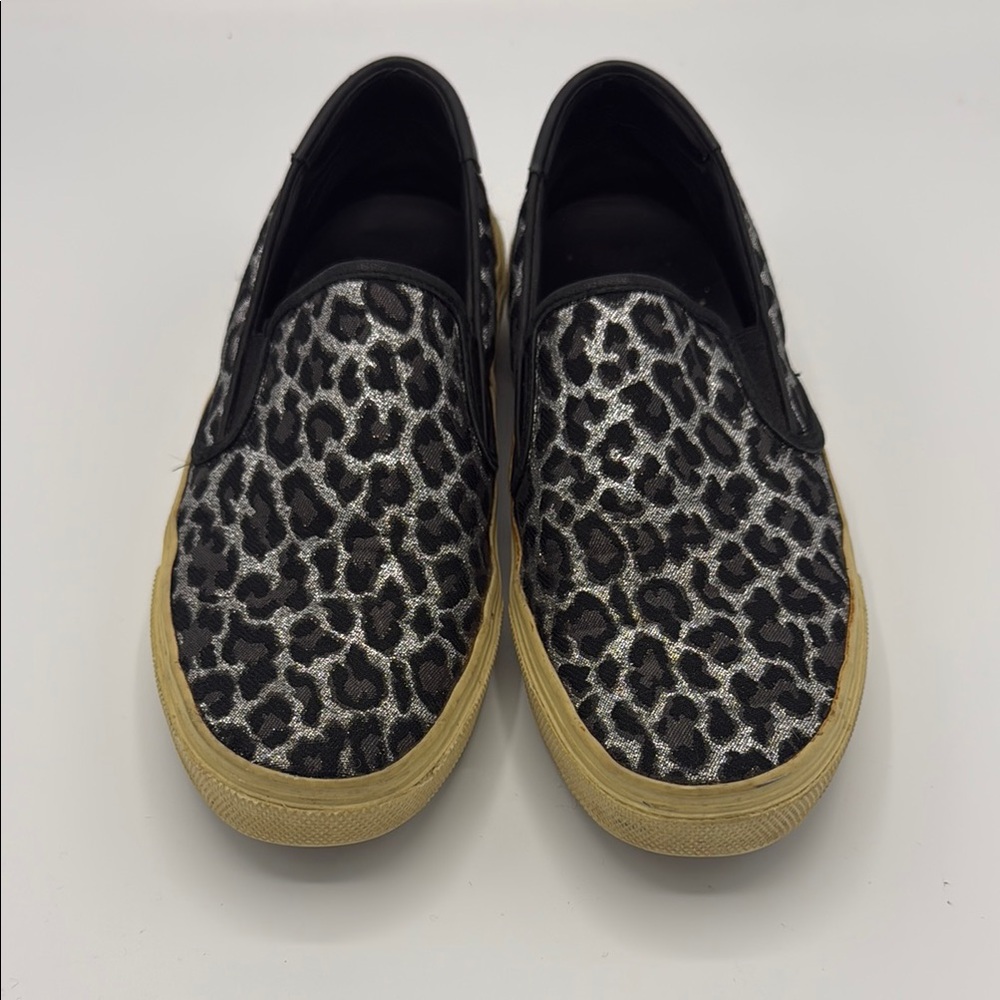 Leopard Print Slip-On Sneakers - Picture 2 of 12